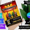 Lego Ninjago Birthday Invitation