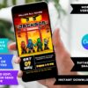 Lego Ninjago Birthday Invitation