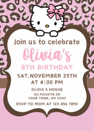 Hello Kitty Birthday Invite