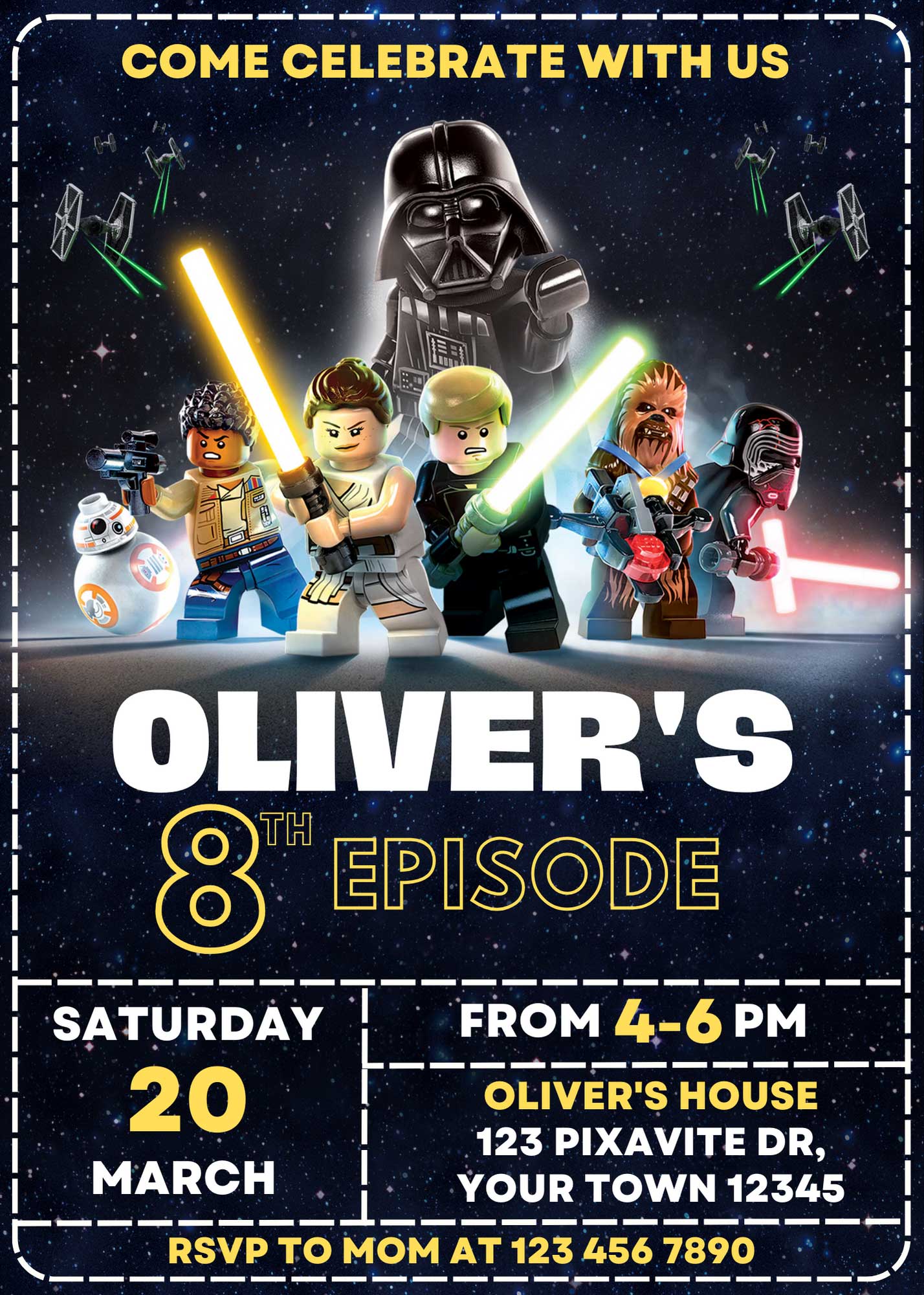 Editable Lego Star Wars Birthday Invite Template Amazing Invitation Editable Lego Star Wars Birthday Invite Template Amazing Invitation