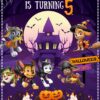 Paw Patrol Halloween Birthday Invitation
