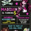 Monster High Birthday Invitation