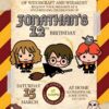 Harry Potter Birthday Invitation