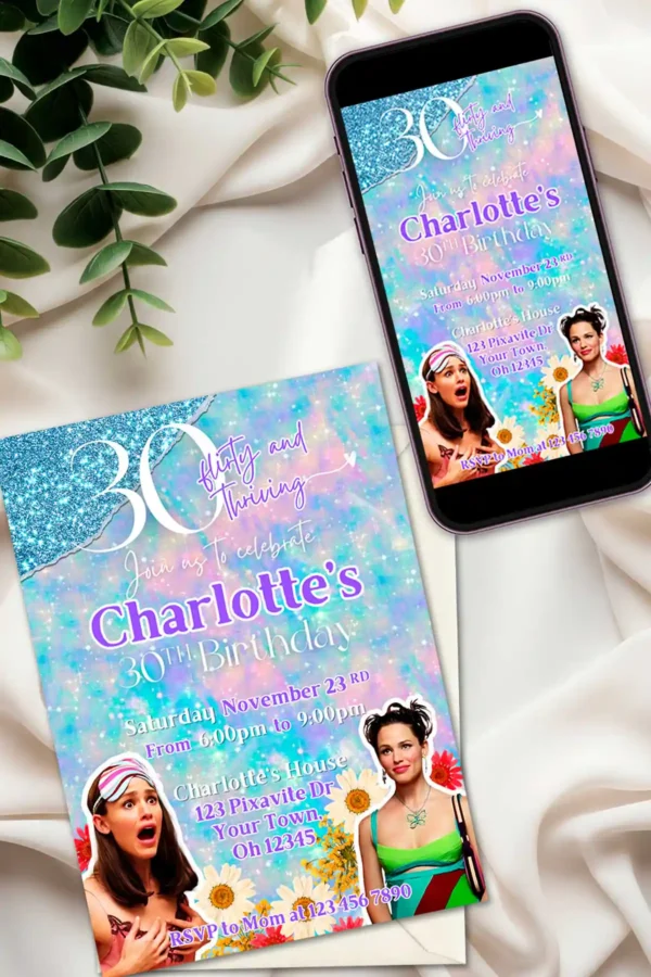13 Going on 30 Birthday Invitation
