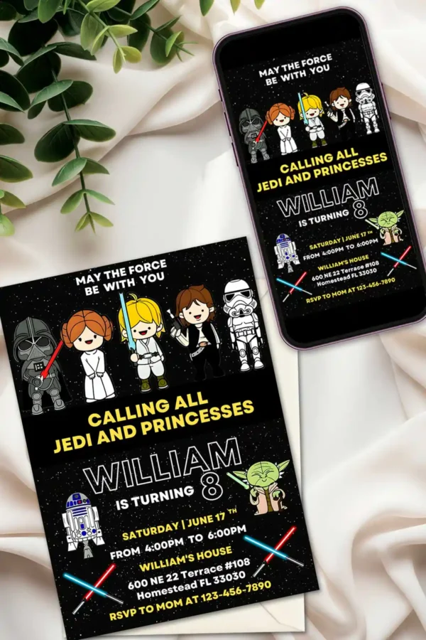 Star Wars Birthday Invitation