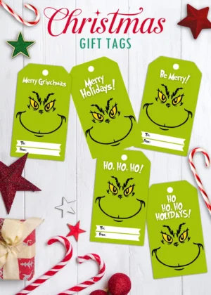 the grinch christmas gift tags 2 1 The Grinch Christmas Gift Tags