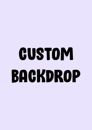 custom backdrop